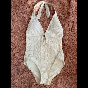 White Lace Swimsuit